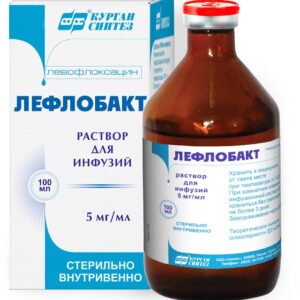 Levofloxacin (levofloxacinum) Euro solution for infusions 500 mg/100 ml. 100 ml.