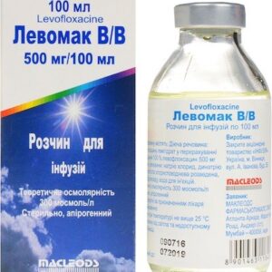 Levomak solution for infusions 500 mg/100 ml. 100 ml. №1