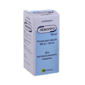 Levopro solution for infusions 500 mg/100 ml. 150 ml. vial №1