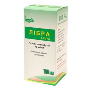 Libra solution for infusions 42 mg/ml. 100 ml. vial