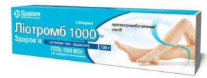 Liotromb 1000 gel 1000 IU/g 100 g. for external use