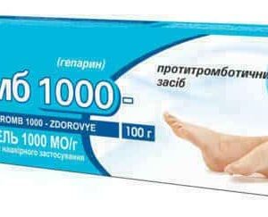 Liotromb 1000 gel 1000 IU/g 100 g. for external use