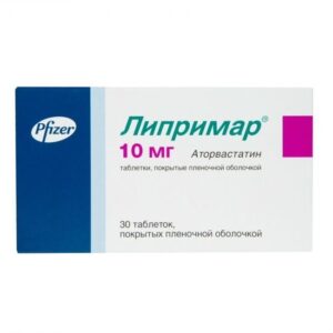 Liprimar coated tablets 10 mg. №30