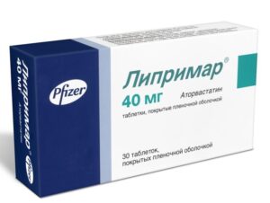 Liprimar coated tablets 40 mg. №30