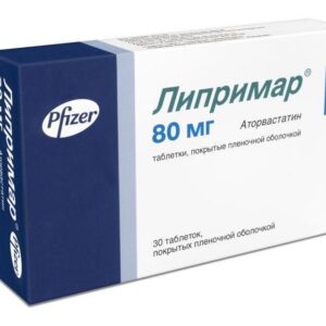 Liprimar coated tablets 80 mg. №30