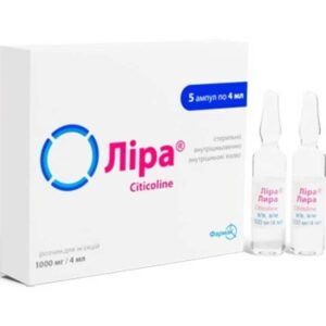 Lira solution for injections 1000 mg/4 ml. 4 ml. ampoules №5