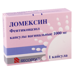 Lomexin vaginal capsules 1000 mg. №1