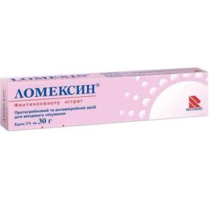 Lomexin cream 2% 30 g. tube