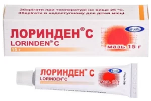 Lorinden C (flumethasoni pivalas, clioquino) ointment 15 g. tube