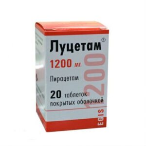 Lucetam tablets 1200 mg. №20