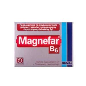 Magnefar B6 tablets №60