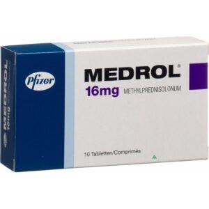 Medrol (metilprednizolon) tablets 16 mg. №50