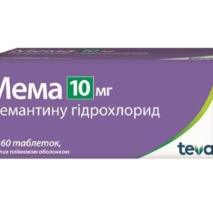 Mema (memantine harehare) coated tablets 10 mg. №60