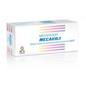 Mesacol (mesalazine) coated enteric tablets 400 mg. №50