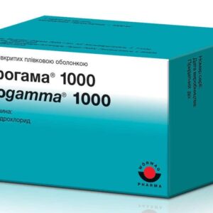 Metfogama (metformin) 1000 coated tablets №120