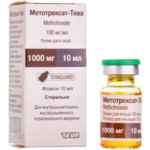 Metotrexat-TEVA (methotrexate) solution for injections 100 mg/ml. 10 ml. №1 vial