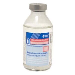 Metronidazol (metronidazole) solution for infusions 5 mg/ml. 100 ml. №1 vial pp.