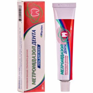 Metronidazol Denta (metronidazole) gel for gums 20 g. tube