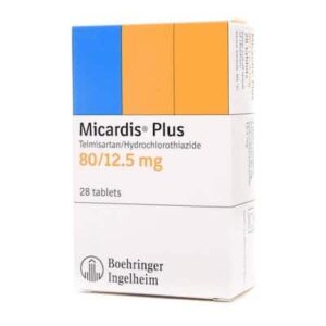 Micardis Plus (telmisartan) tablets 80 mg/12.5 mg. №28