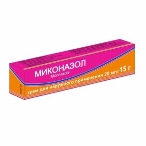 Miconazol (miconazole) cream 2% 15 g.