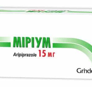 Mirium (aripiprazole) tabo.15 mg. №28