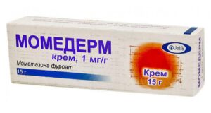 Momederm (mometasone) cream 1 mg/g. 15 g. tube