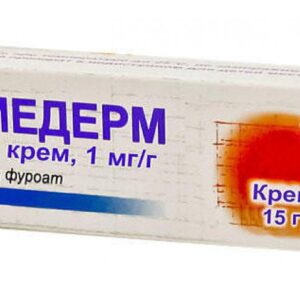 Momederm (mometasone) cream 1 mg/g. 15 g. tube