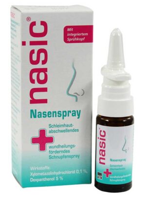 Nazik (xylometazoline hydrochloride and dexpanthenol) nasal spray 10 ml.