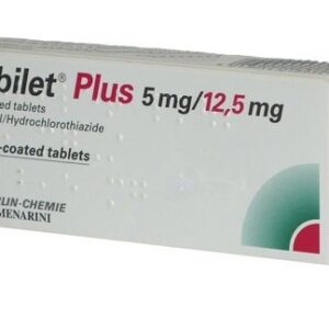 Nebilet Plus (nebivolol hydrochloride) coated tablets 5 mg/12.5 mg. №28