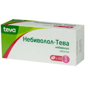 Nebivolol-TEVA (nebivolol) tablets 5 mg. №28