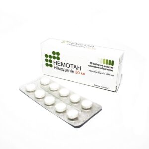 Nemotan (nimodipine) coated tablets 30 mg. №30