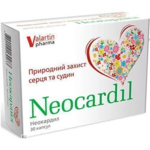 Neocardil (dry extract of hawthorn flowers and leaves) capsules №30