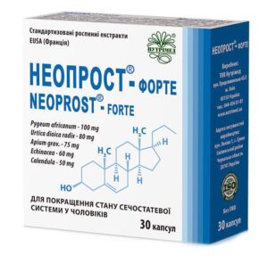 Neoprost (pygeum africanum / Prunus africanum) forte capsules 400 mg. №30