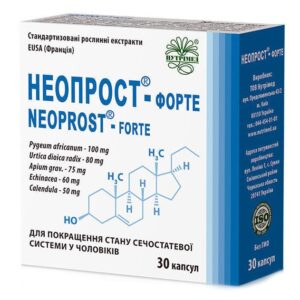 Neoprost (pygeum africanum / Prunus africanum) forte capsules 400 mg. №30