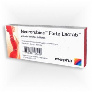 Neurorubin-forte (hiamine hydrochloride) lactab coated tablets №20