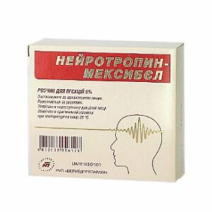 Neurotropin-Mexibel (methylethyl pyridinol succinate) solution for injections 5% ampoules 2 ml. №10