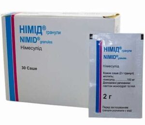 Nimid (nimesulide) granules 100 mg/2 g. sachet №30