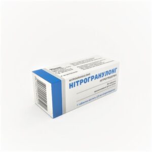 Nitrogranulong (nitroglycerin) tablets with prolonged release 0.0029 №50