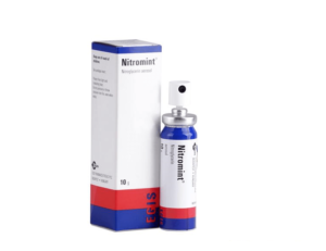 Nitromint (nitroglycerin) sublingual spray 180 doses 0.4 mg/dose