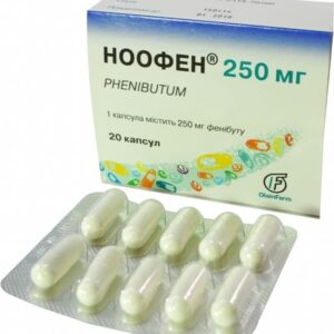 Noofen (Phenibutum) capsules 250 mg. №20