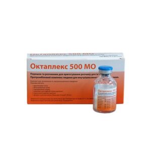 Octaplex (Human Prothrombin complex) 500 IU powder for injections