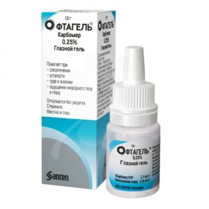 Oftagel (Carbomer) 2.5 mg/g. 10 g.