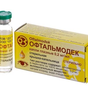 Oftalmodek (decamethoxine) eye drops 0.2 mg/ml. 5 ml.