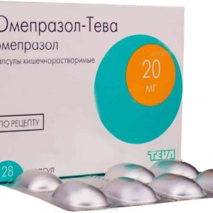 Omeprazol-TEVA (omeprazole) hard capsules 20 mg. №30