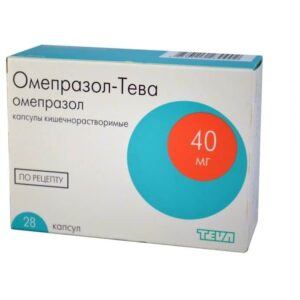 Omeprazol-TEVA (omeprazole) hard capsules 40 mg. №30