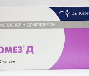 Omez D (omeprazole) capsules №30