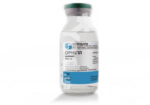 Ornigyl (ornidazole) solution for infusions 500 mg. 100 ml.