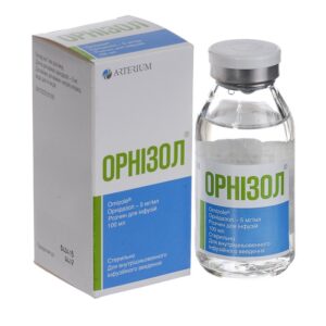 Ornizol (ornidazole) solution for infusions 5 mg/ml. 100 ml. vial