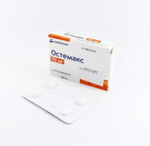 Ostemax (alendronic acid 70 mg as sodium alendronate trihydrate) tablets 70 mg. N4