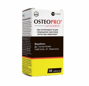 Osteopro tablets №30 vial